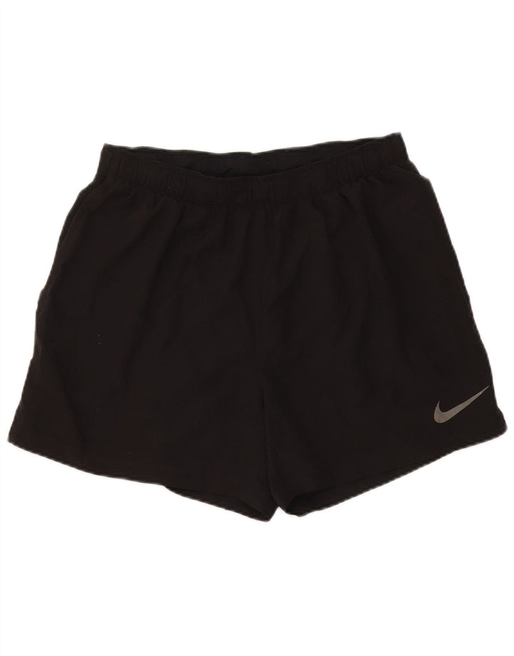 Shorts esportivos femininos Nike UK 14 grande poliéster preto