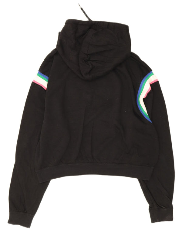 Jumper com capuz gráfico feminino Nike UK 10 pequeno bloco colorido preto