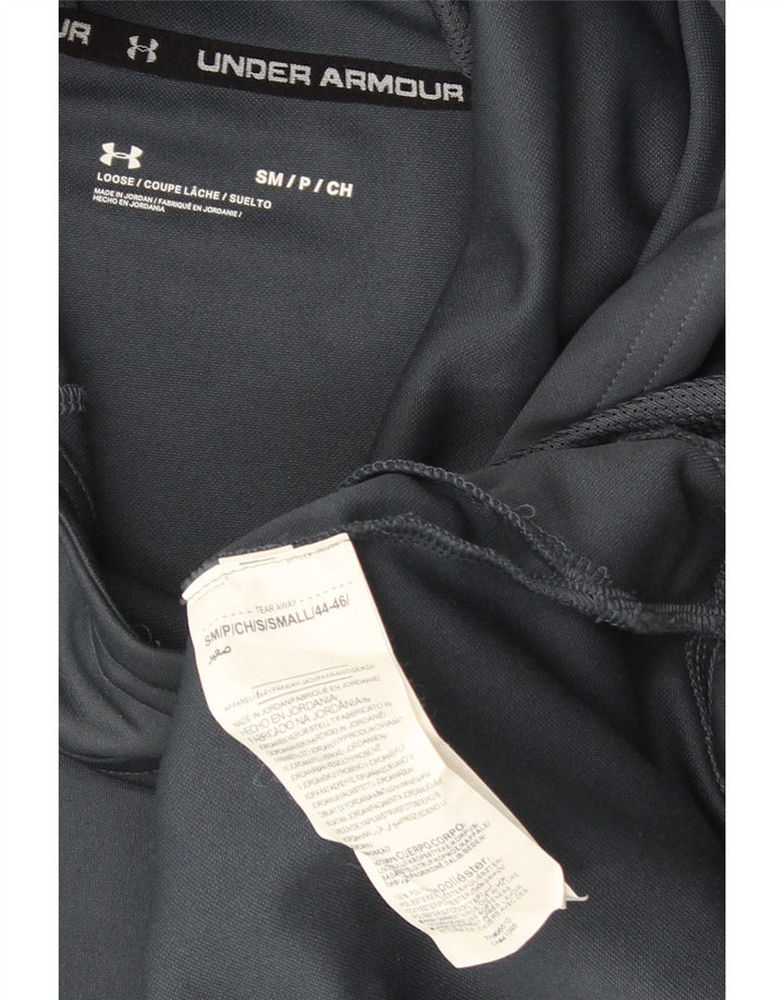 Under Armour Mens Hoodie Jumper Pequeno Poliéster Cinza