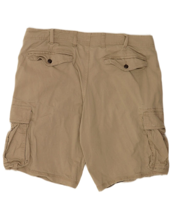 Shorts cargo masculino Gap W36 grande algodão bege