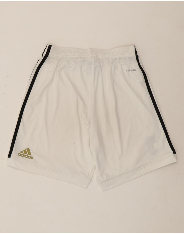 Adidas Womens Juventus Sport Shorts UK 8 Pequeno Poliéster Branco