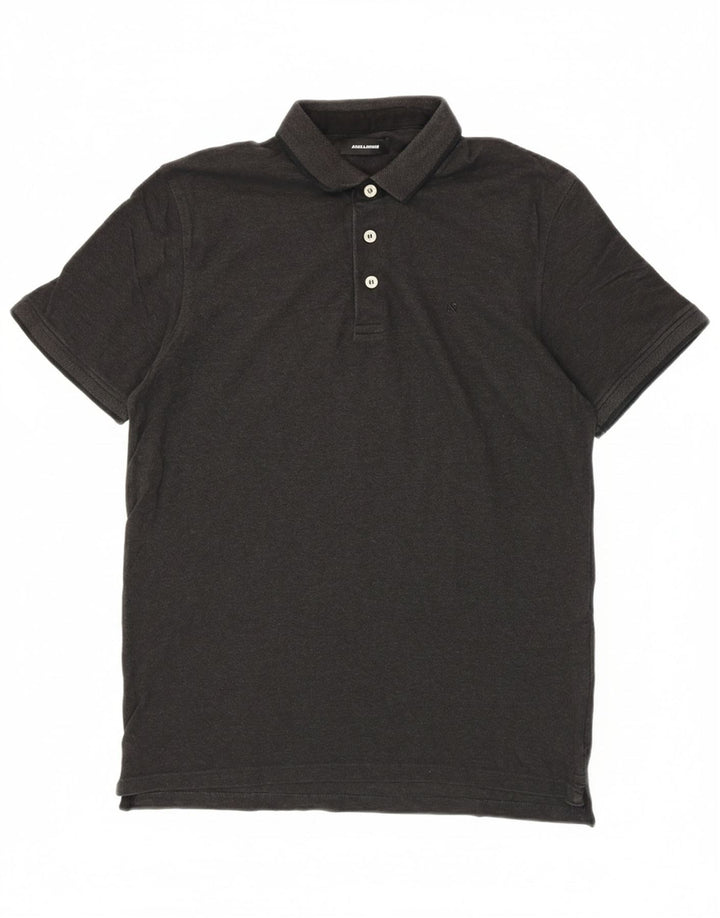 Camisa polo masculina JACK & JONES XL cinza algodão