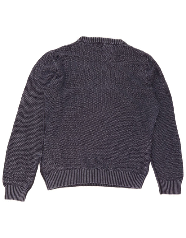 Suéter masculino Mistral com gola redonda XL algodão azul marinho