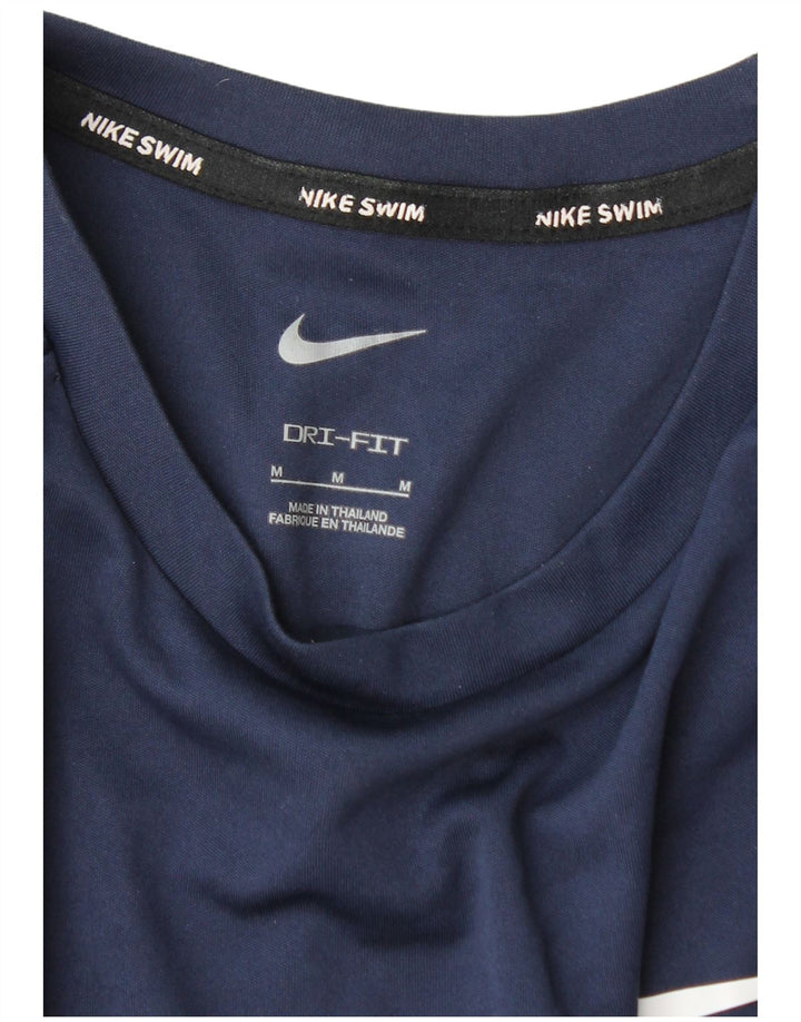 Nike Mens Dri Fit Top Manga Longa Médio Azul Marinho
