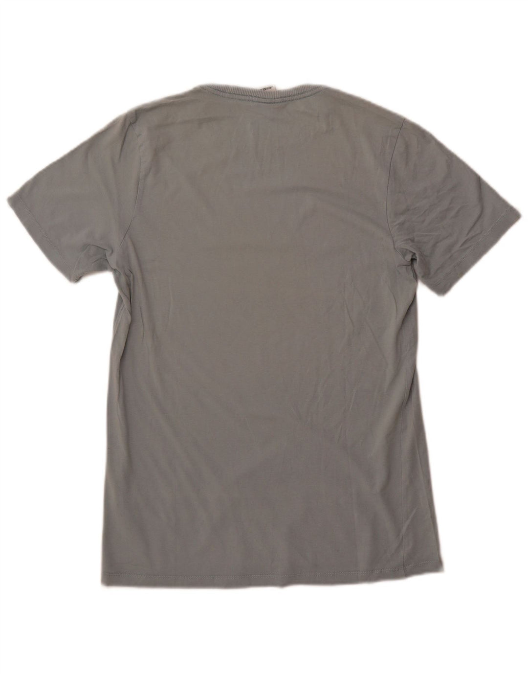 Camiseta masculina JACK & JONES com estampa gráfica pequena de algodão azul