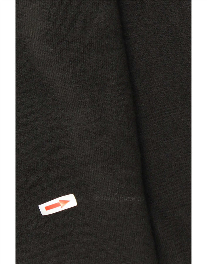 Suéter feminino Marks & Spencer com gola redonda Reino Unido 14 acrílico preto médio