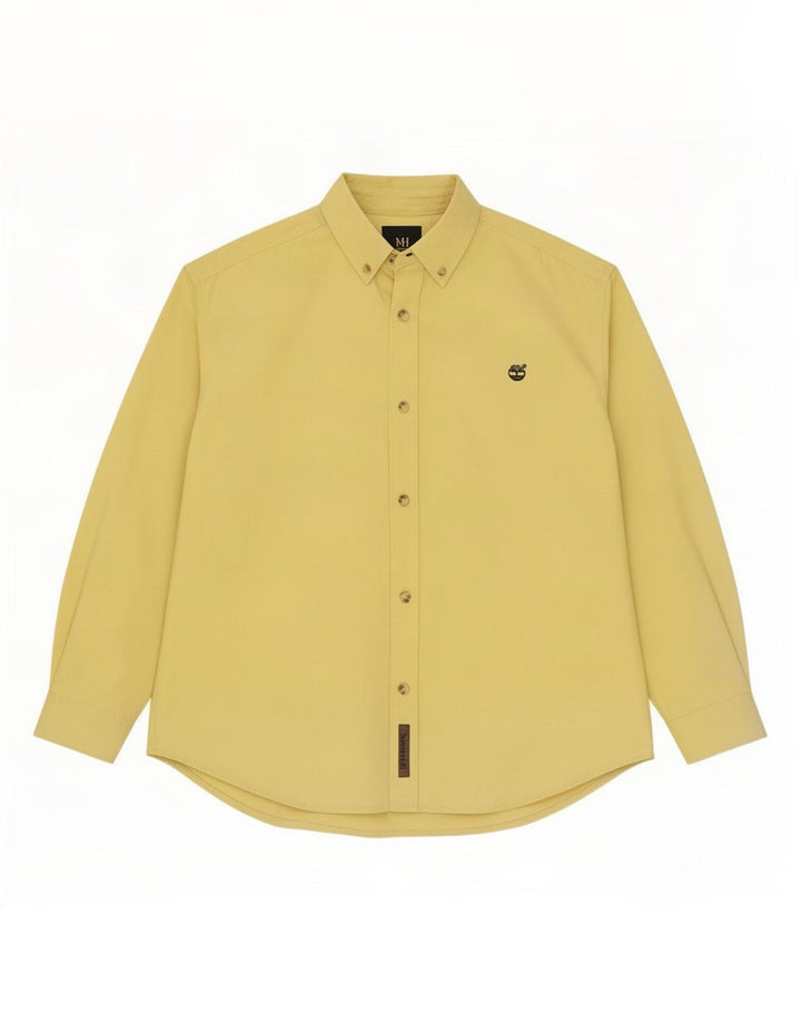 Camisa Timberland Menino 9-10 Anos Amarelo Algodão