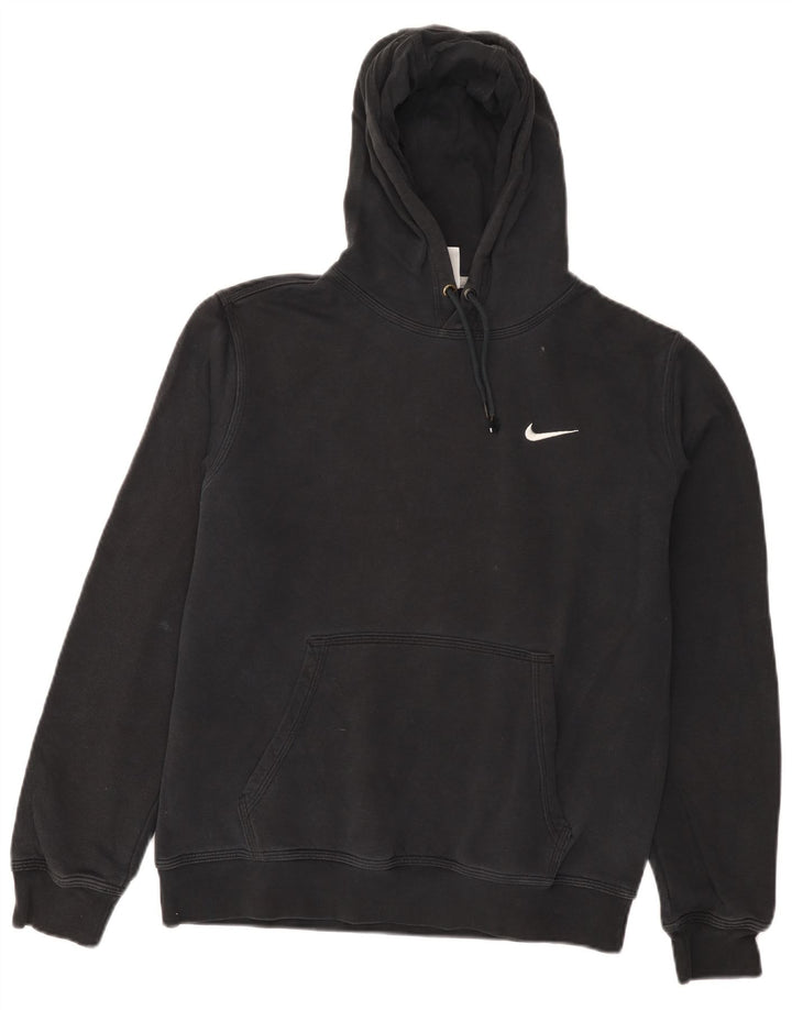 Nike Mens Hoodie Jumper Médio Algodão Preto
