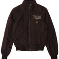 Jaqueta bomber masculina Refrigiwear 13-14 anos grande poliamida preta