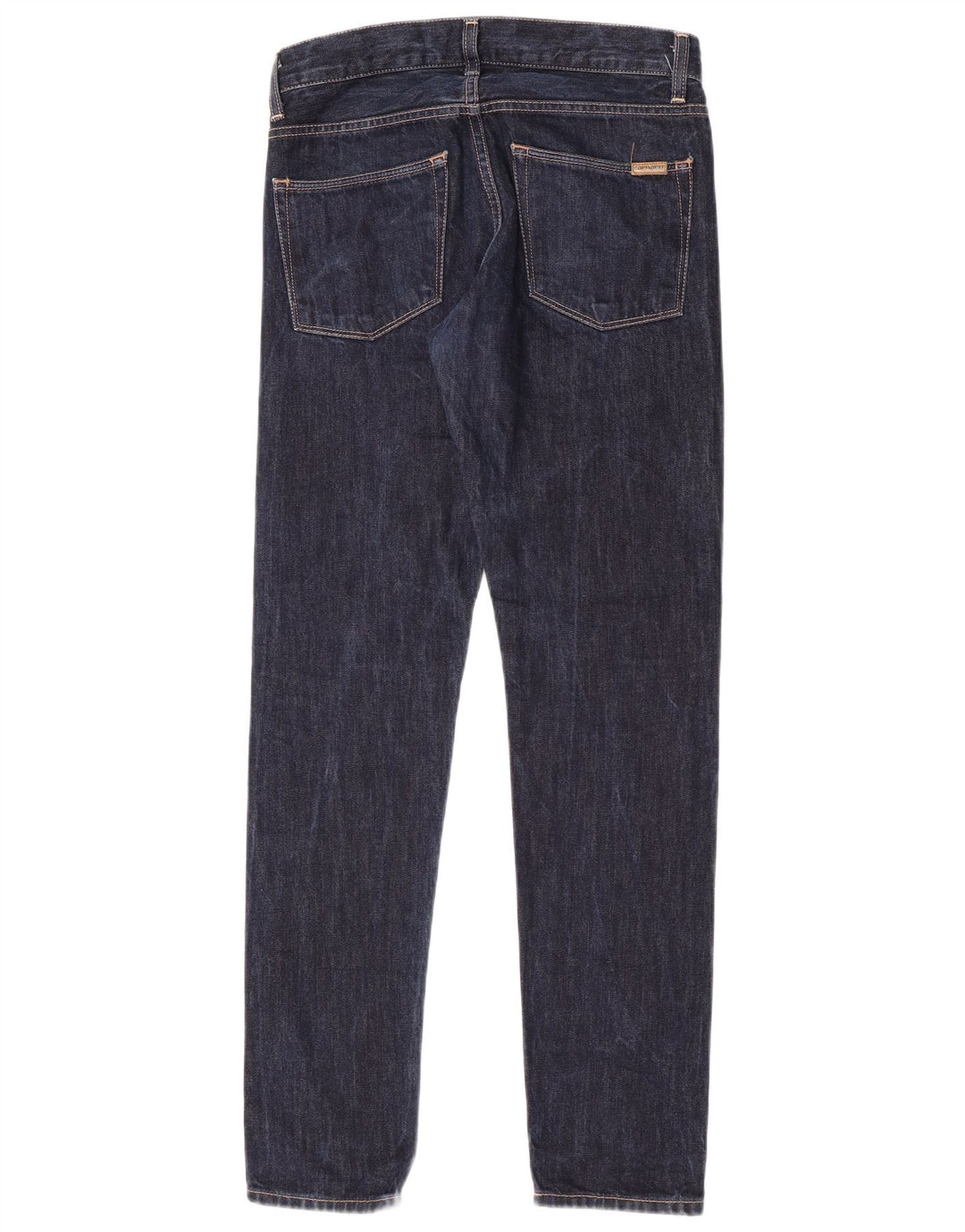 Carhartt Mens Slim Jeans W28 L32 Azul Marinho Algodão