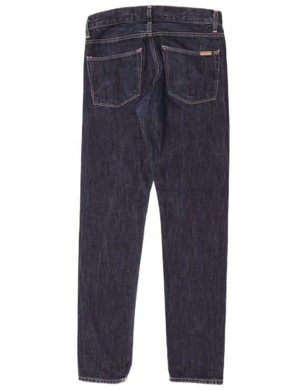 Carhartt Mens Slim Jeans W28 L32 Navy Blue Cotton