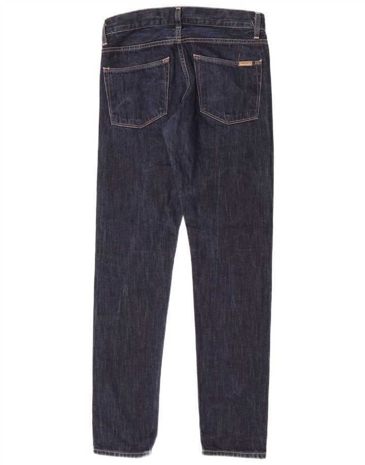Carhartt Mens Slim Jeans W28 L32 Azul Marinho Algodão