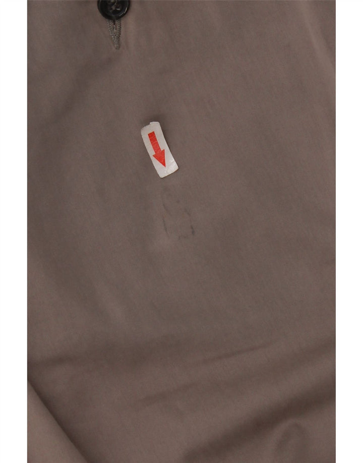 Calças Dockers Mens Regular Fit Chino W36 L32 Algodão Cinza