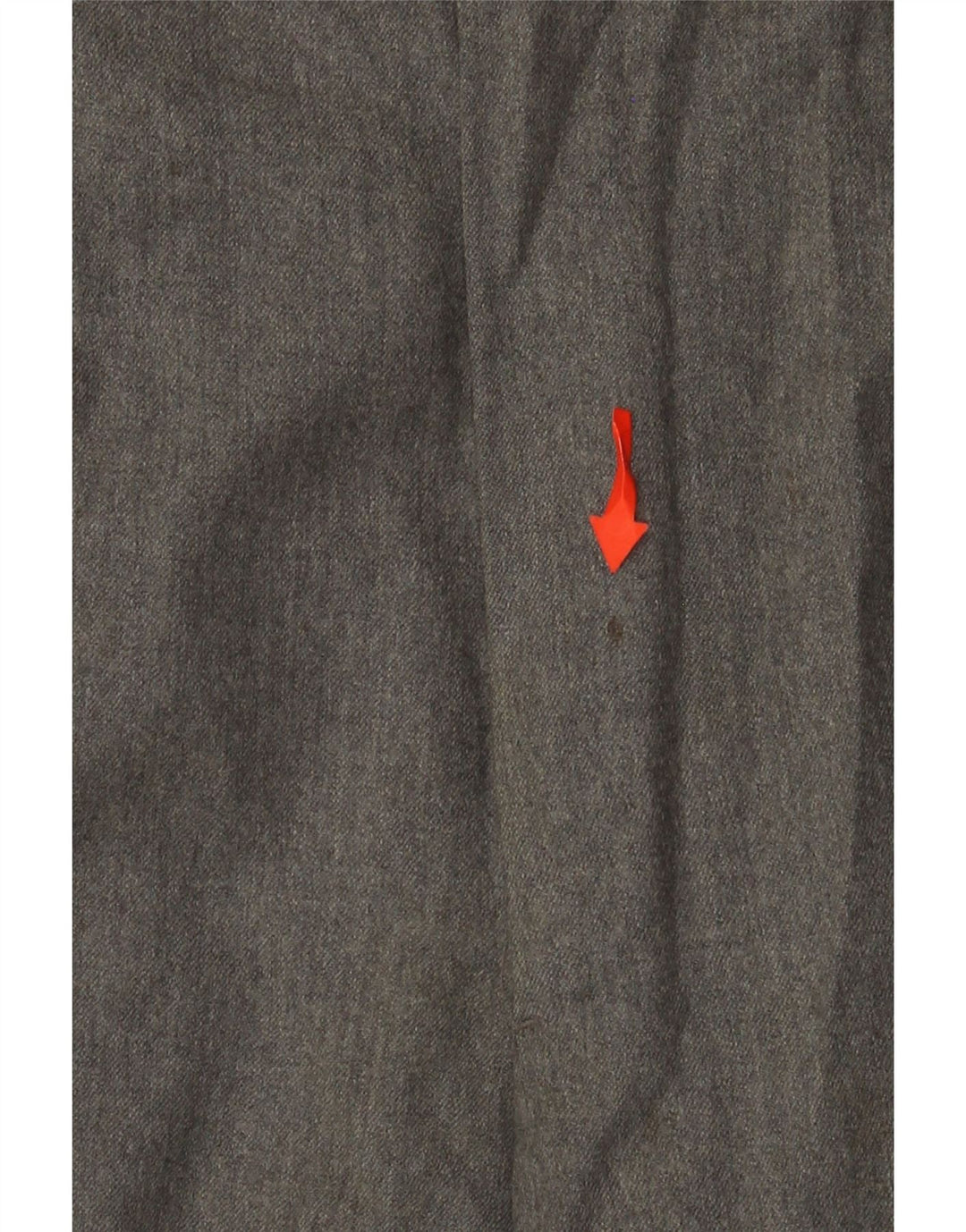 Calça masculina Burberry Pegged Suit IT 48 Médio W36 L25 Lã Virgem Cinza