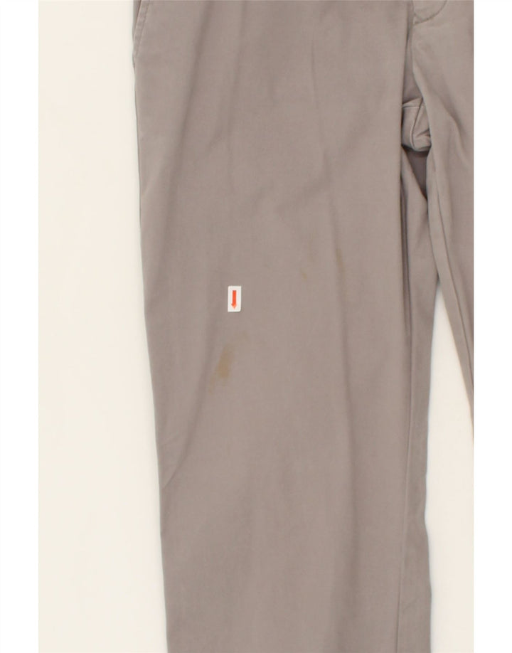 TOMMY HILFIGER Mens Straight Chino Trousers W33 L34  Grey Cotton Vintage Tommy Hilfiger and Second-Hand Tommy Hilfiger from Messina Hembry 
