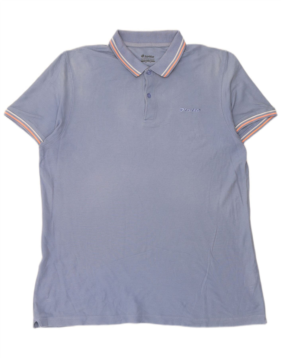 Camisa polo masculina LOTTO 2XL algodão azul