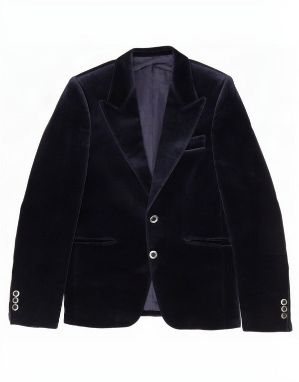 Jaqueta blazer de 2 botões Palomino Boys 11-12 anos azul marinho algodão