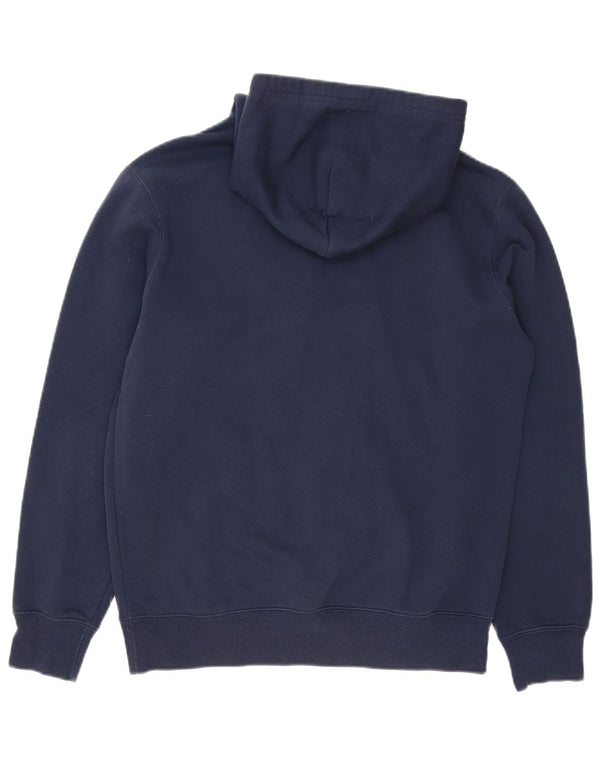 Jumper masculino com capuz Champion pequeno algodão azul marinho