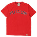 Fila Mens Graphic T-Shirt Top XS Algodão Vermelho