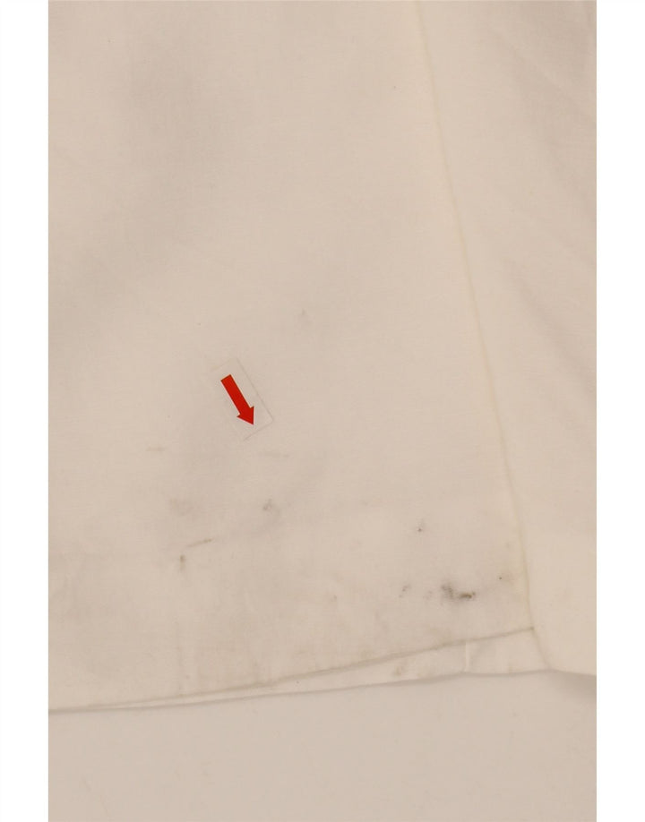 Vestido bainha feminino Zara Reino Unido 8 pequeno viscose branca