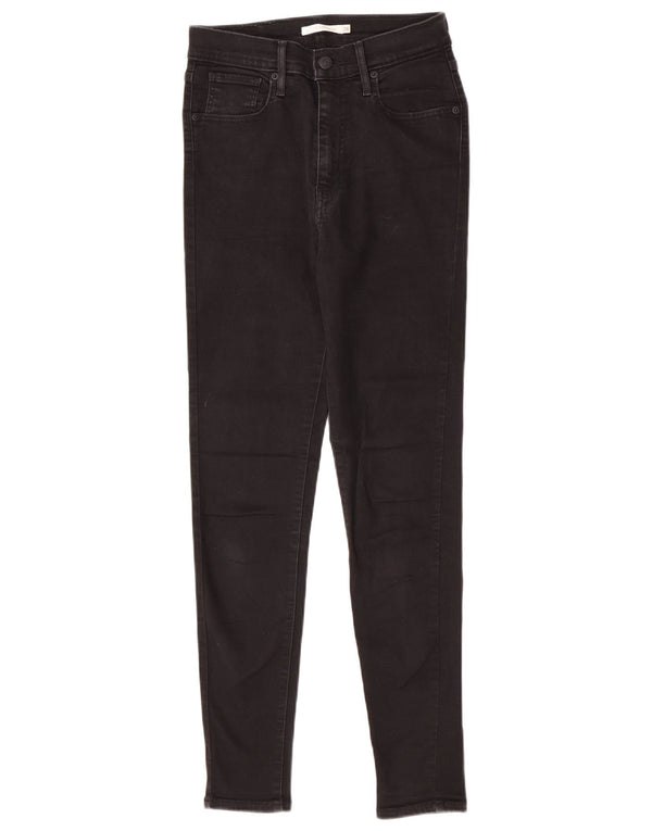 Jeans skinny feminino Levi's W28 L30 algodão preto
