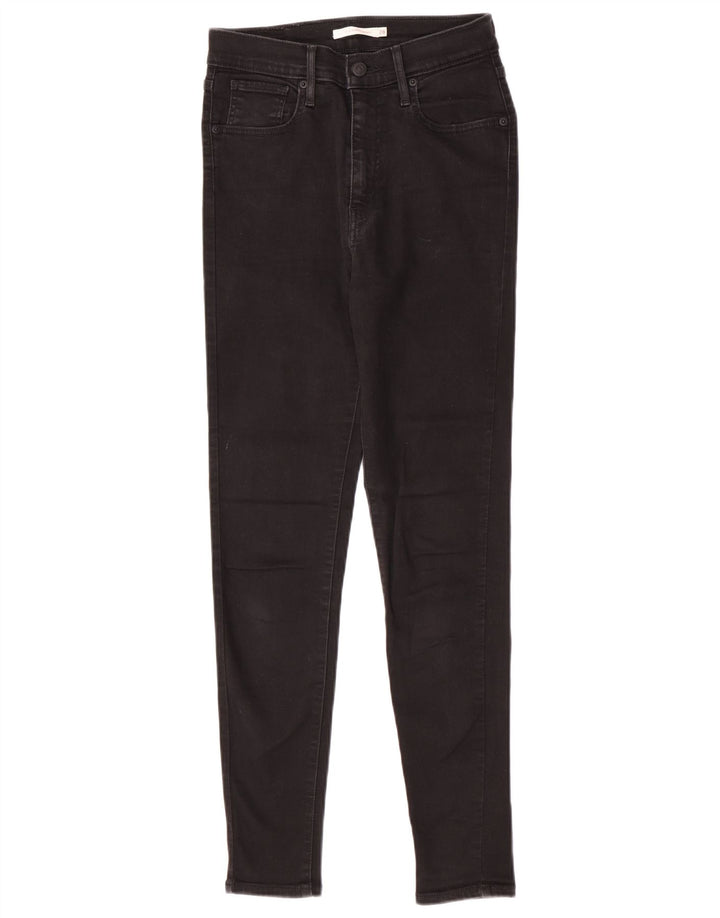 Jeans skinny feminino Levi's W28 L30 algodão preto
