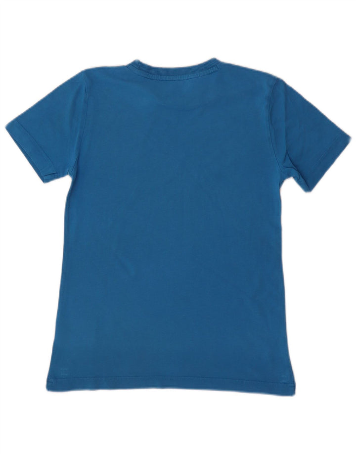 Camiseta Adidas Meninos Graphic Top 11-12 Anos Azul Algodão