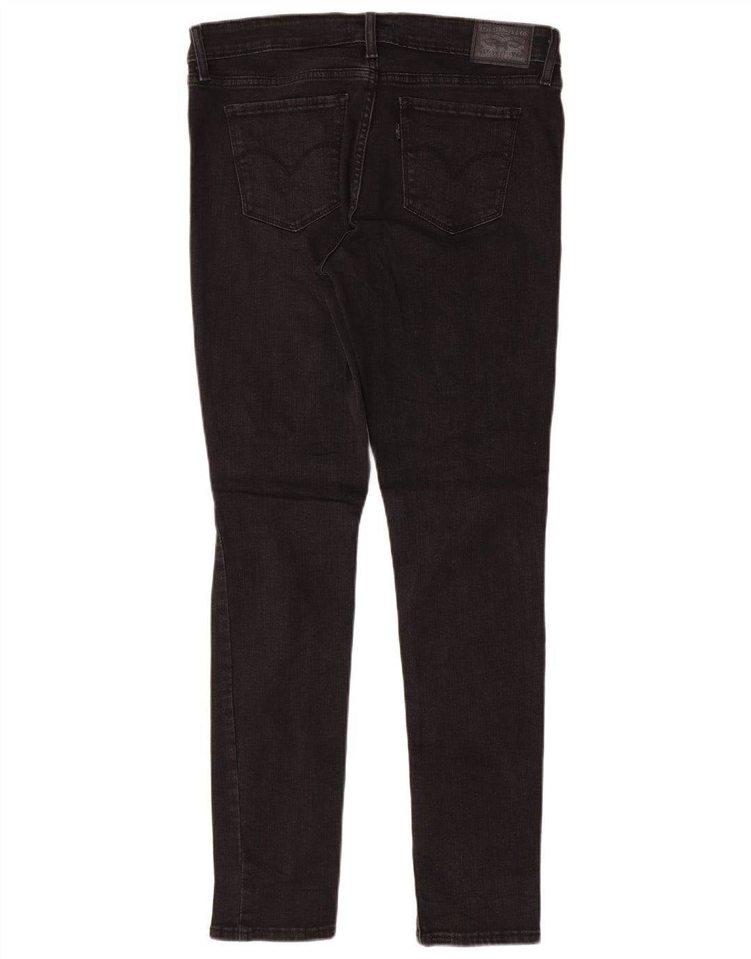 Calça jeans feminina LEVI'S 711 desgastada W30 L29 preta