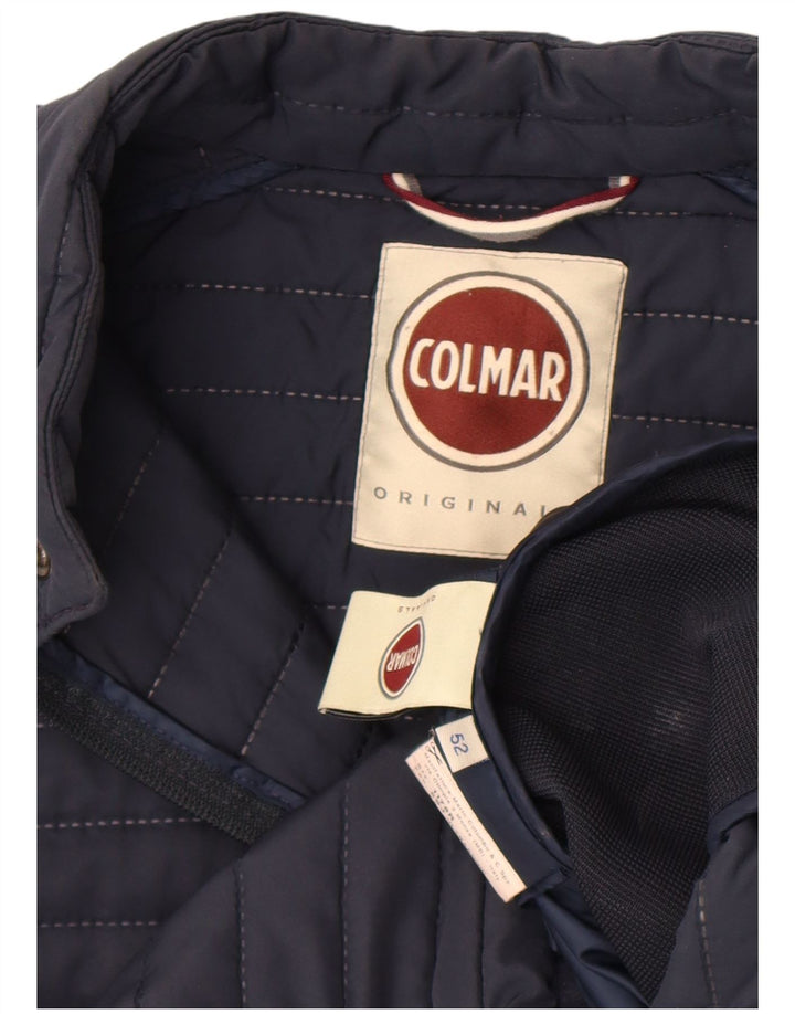 Jaqueta bomber masculina Colmar IT 52 grande poliéster azul marinho