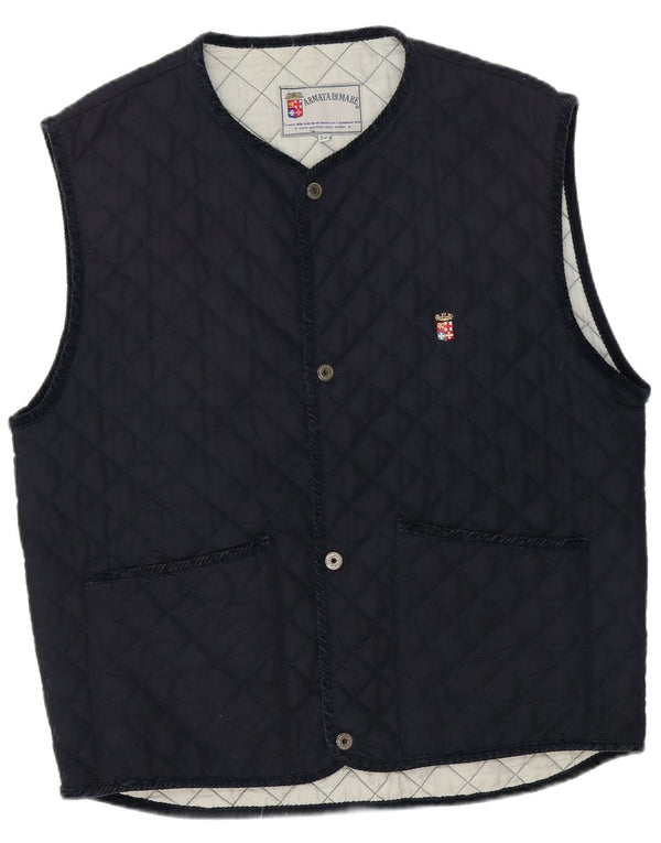 Colete acolchoado masculino Armata Di Mare IT 54 2XL poliéster azul marinho