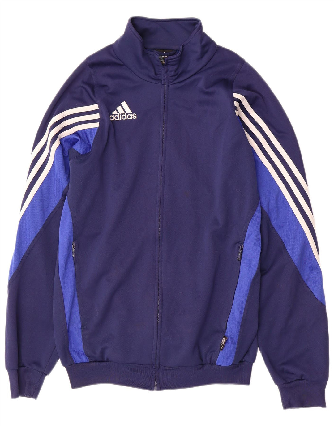 Adidas Mens Tracksuit Top Jacket UK 38/40 Médio Azul Marinho Esportes