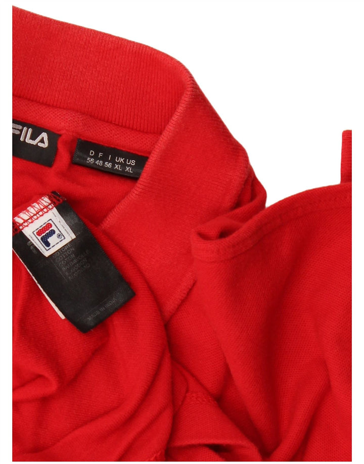Camisa Polo Masculina Fila XL Vermelha
