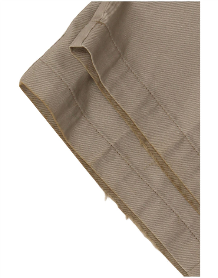 Calça chino masculina Marks & Spencer azul Harbour Pegged W38 L29 bege