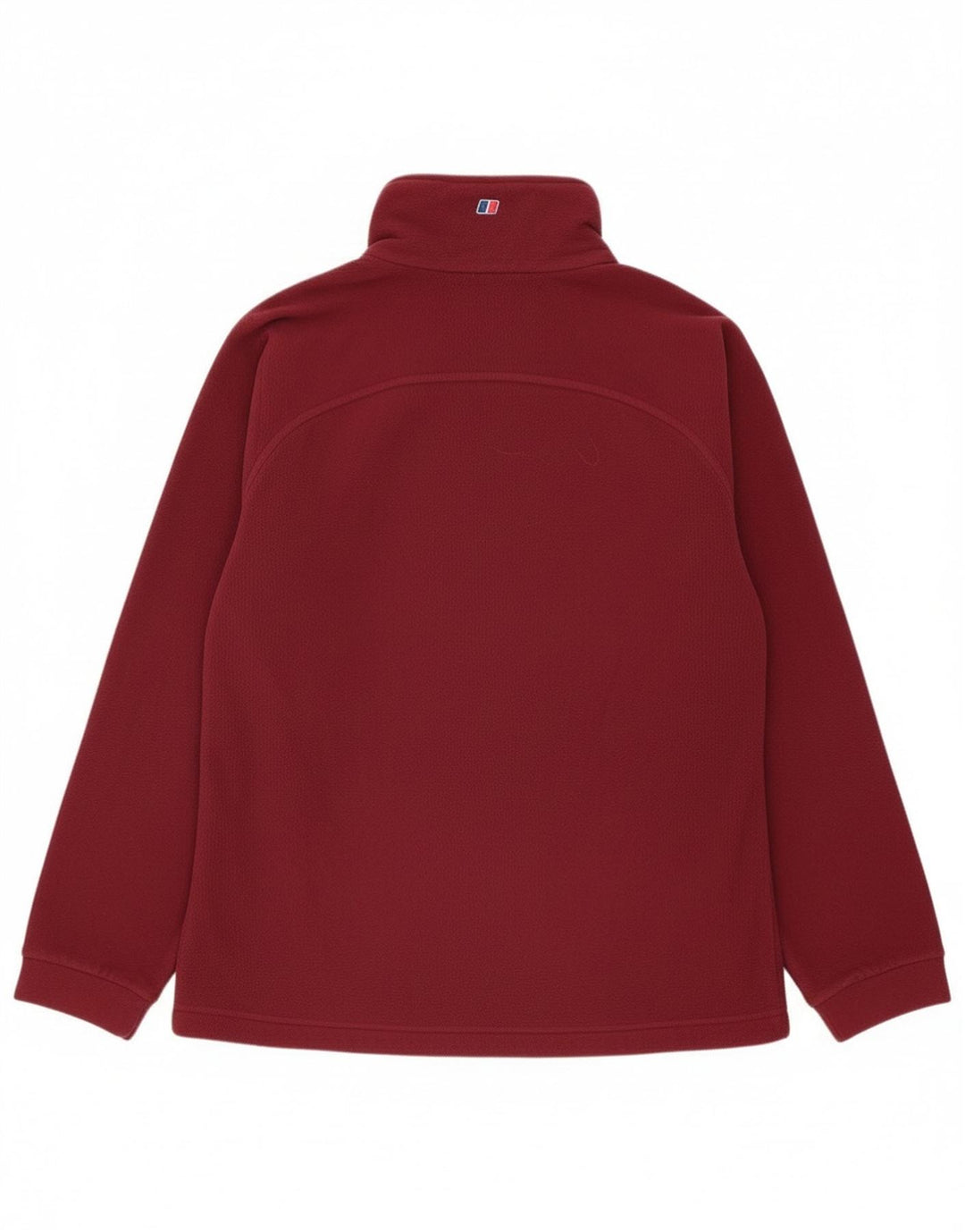 Jaqueta de lã feminina Bergans UK 14 grande poliéster Borgonha