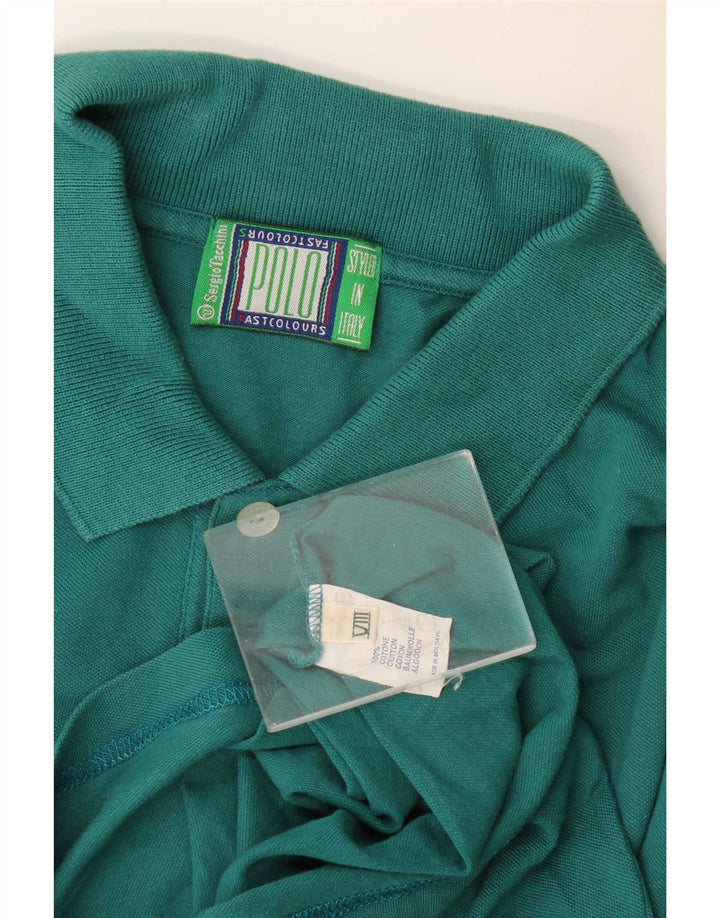 Camisa pólo masculina Sergio Tacchini grande algodão verde