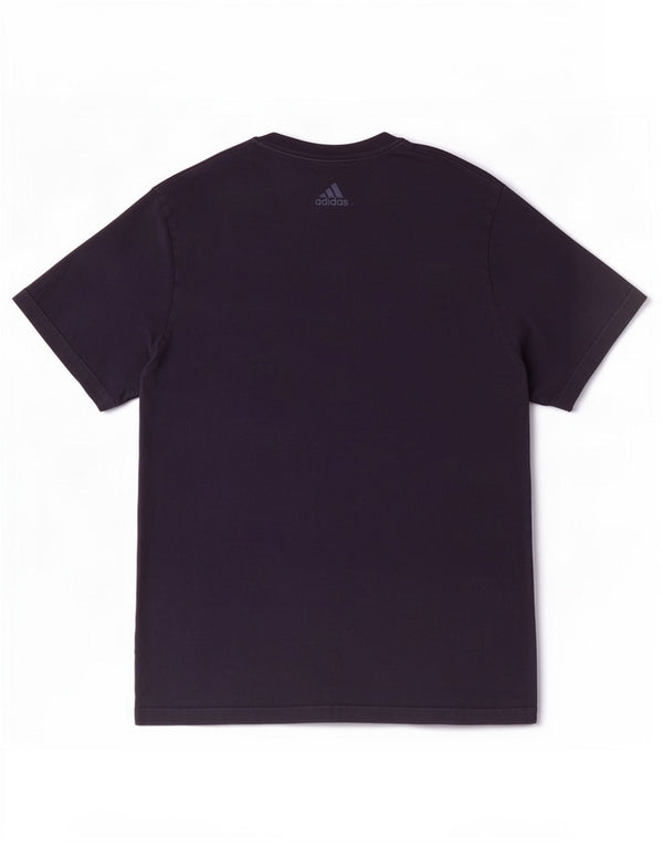 Camiseta gráfica masculina Adidas Top 2XL algodão azul marinho