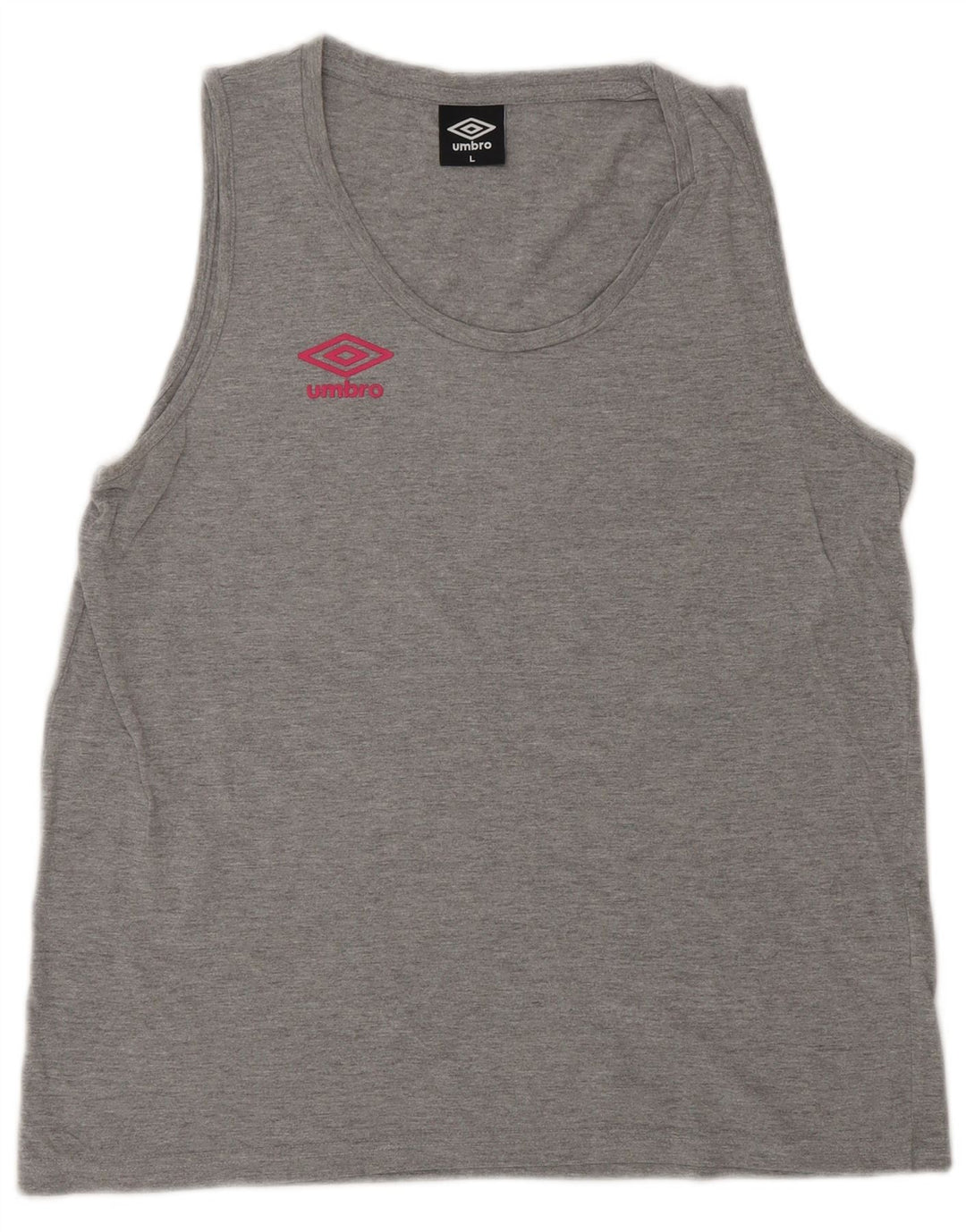 Colete feminino UMBRO UK 14 grande algodão cinza