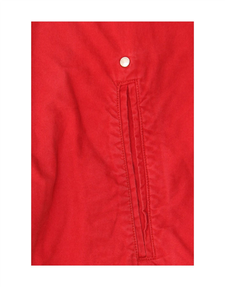 Belfe & Belfe Jaqueta Bomber Feminina Oversized IT 44 Médio Vermelho