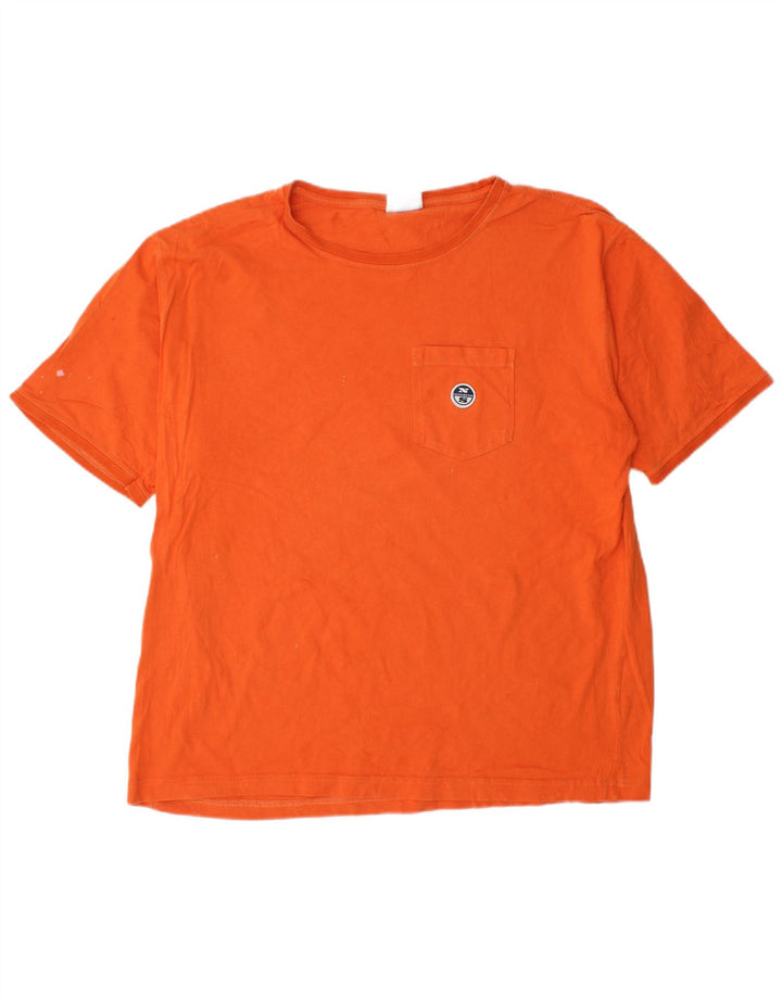 Camiseta masculina NORTH SAILS Top 2XL algodão laranja
