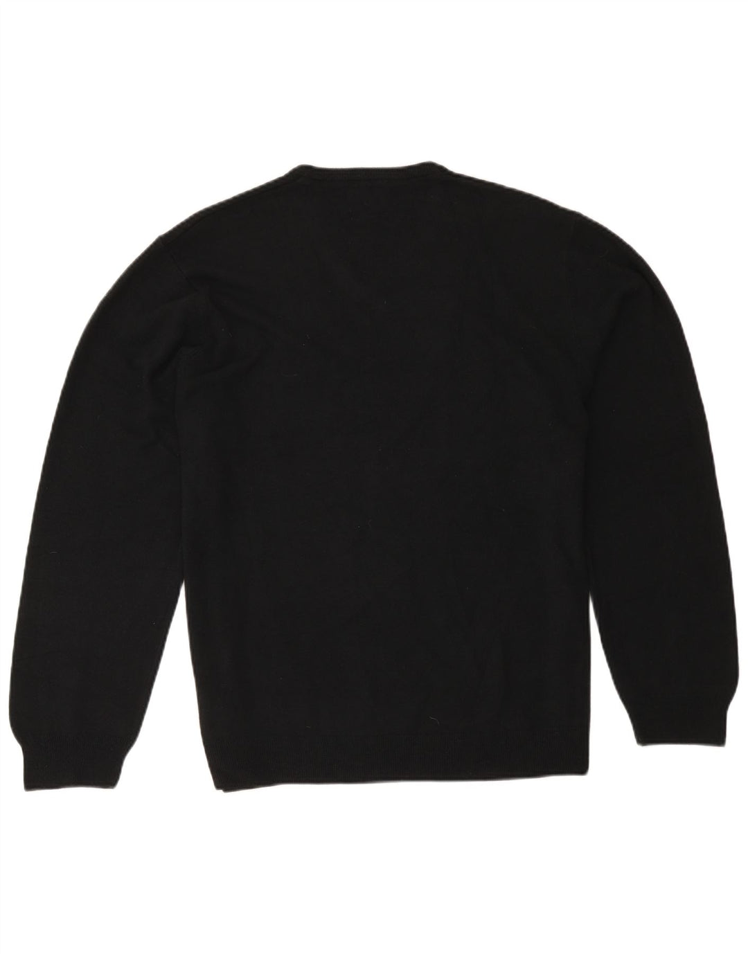 Suéter masculino Marks & Spencer com ajuste regular e decote em V 2XL acrílico preto