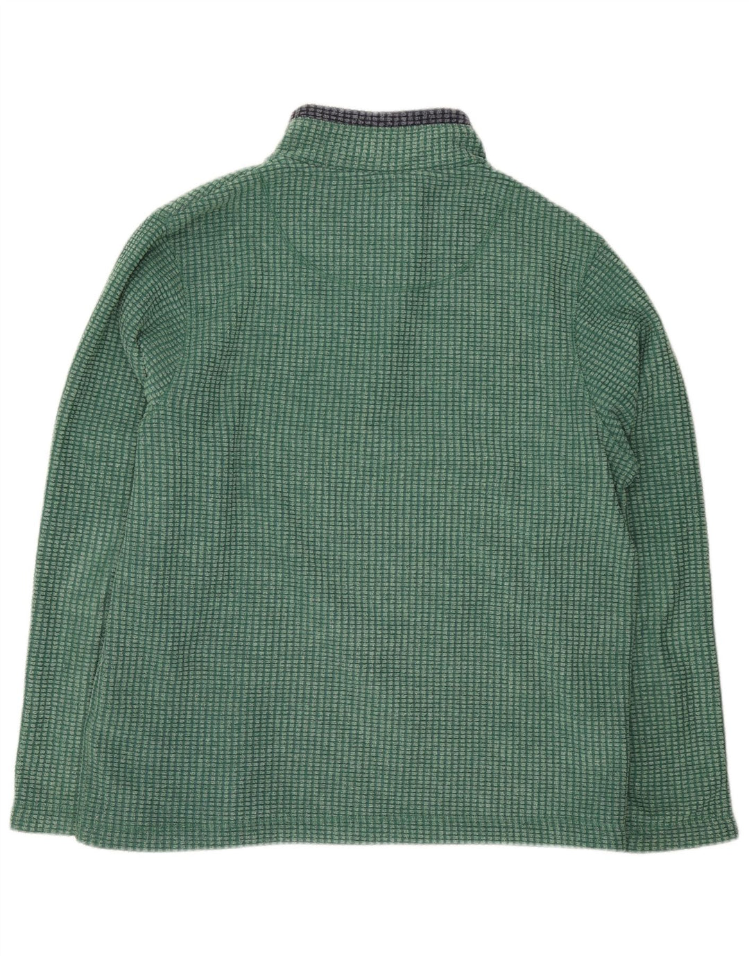 Weird Fish Mens Zip Neck Fleece Jumper XL Verde Poliéster