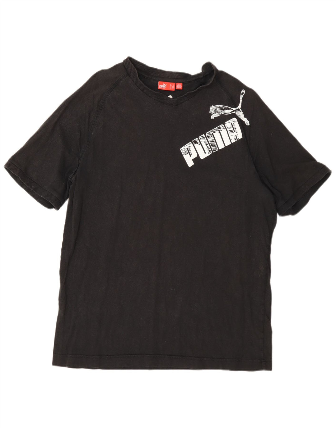 Puma Camiseta Masculina Graphic Top Grande Cinza