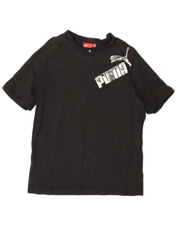 Puma Camiseta Masculina Graphic Top Grande Cinza