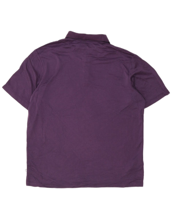 Camisa polo masculina TOMMY BAHAMA meio roxo modal