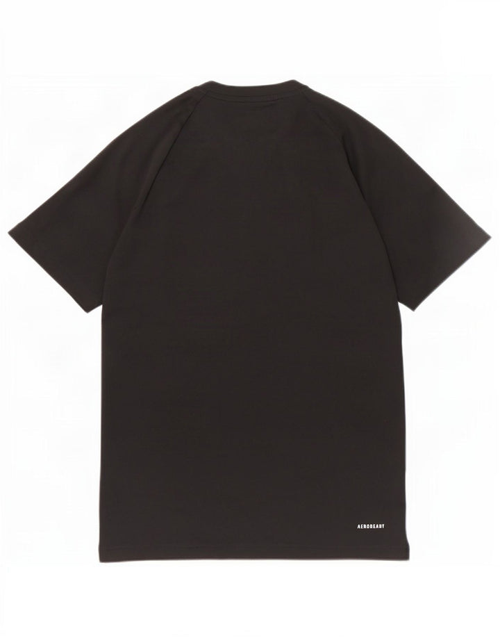 Adidas Mens Aeroready Camiseta Top Pequeno Poliéster Preto