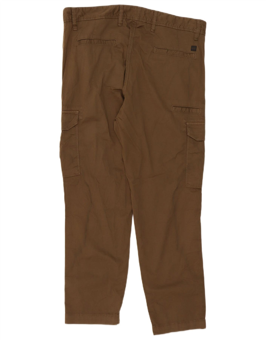 Calça cargo slim masculina Hugo Boss W36 L29 algodão cáqui