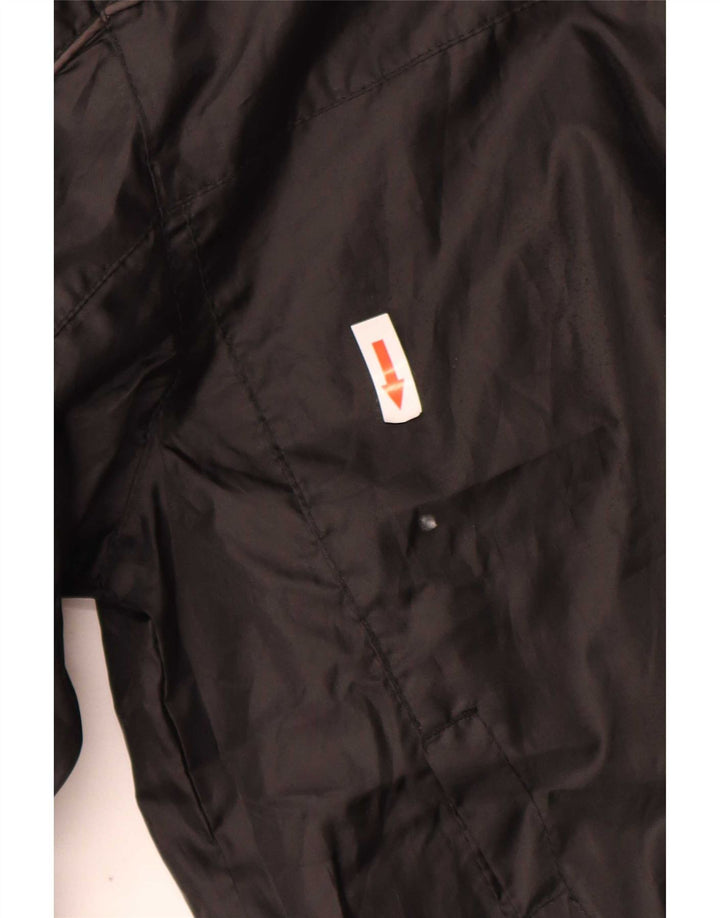 Jaqueta de chuva com capuz para meninos Umbro 11-12 anos grande poliéster preto