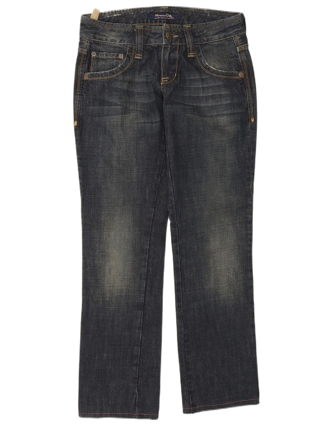 Jeans retos femininos MASSIMO DUTTI W29 L27 azul
