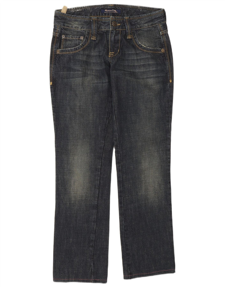Jeans retos femininos MASSIMO DUTTI W29 L27 azul
