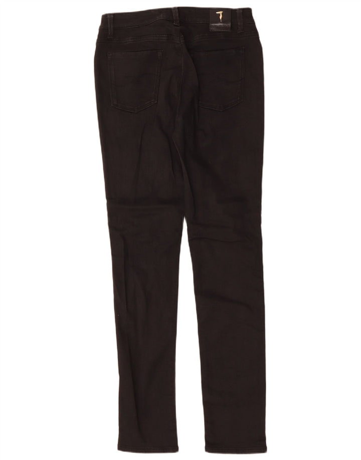 TRUSSARDI Jeans Slim Feminino IT 43 Médio W29 L32 Algodão Preto